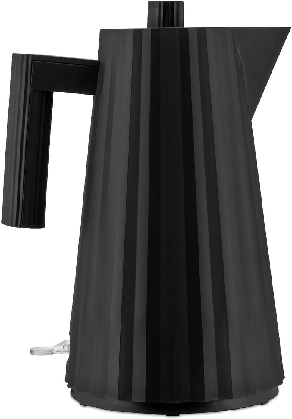 Alessi Plissé MDL06 B - Bollitore Elettrico di Design, in Resina Termoplastica, Presa Europea 2400W, 170cl, Nero(Nero)