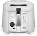 De'Longhi F28211 Friggitrice con Timer Digitale e Cestello Rotante, Termostato Regolabile, Filtro Removibile Antiodore, Capacità Olio 1.2L, Amplio Oblo', Vasca Antiaderente, Cestello Saliscendi(Capacità 1,2L)