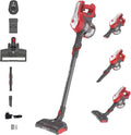 Hoover HF1 Plus Scopa Elettrica Senza Fili con Modalità Turbo, Spazzola All Floor con Tecnologia Anti-Twist, Autonomia 45 Minuti, Quick ParkGo, Luci LED [HF1PZ10H](HF100)