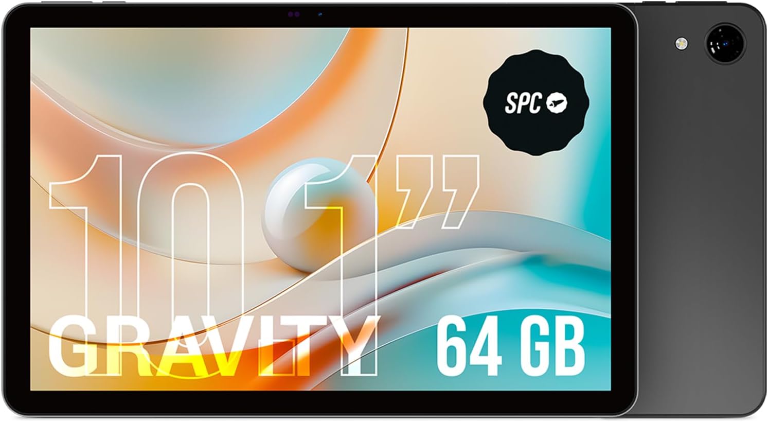 SPC GRAVITY 10.1 HD Android Tablet 64GB RAM 4GB Purple | 10.1 inch display, 5000mAh battery, WiFi, Android 14, Google Family Link, Octa-Core, Bluetooth connectivity(10.1/64GB/Black)