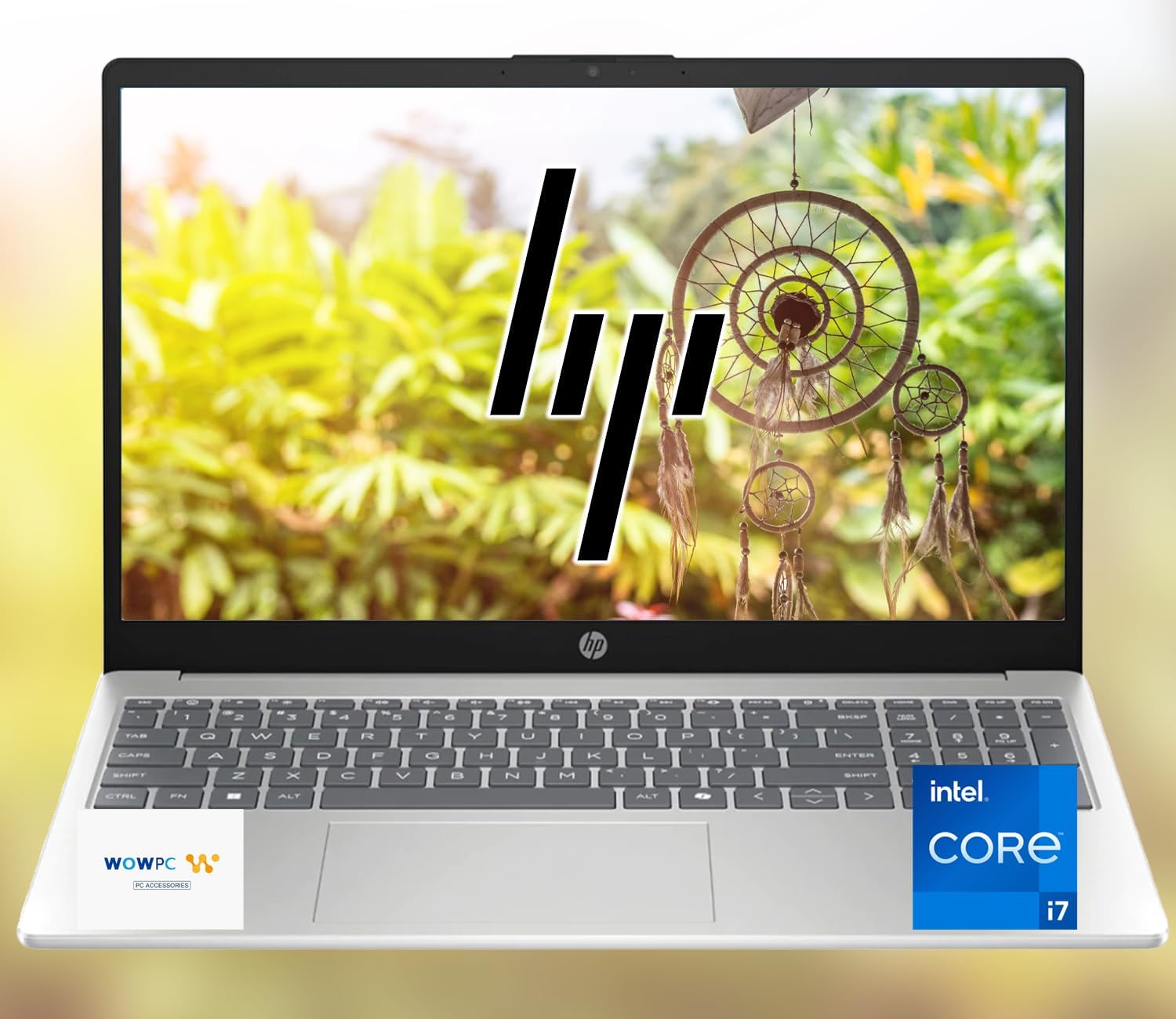 HP 15 Laptop 15.6 FHD Display Intel Core i7 Gen 12 16GB RAM 1TB SSD PCIe, Windows 11 Home, WiFi 6, HD Audio, Anti-Glare Coating, Up to 9 Hours Life