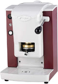 FABER SLOT PLAST Macchina da Caffè a Cialde ESE 44 MM, 1.3 Litri, Colore BORGOGNA/BIANCA(Borgogna/Bianca)