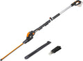 WORX WG252E.9 Hedge Trimmer with Telescopic Rod 20V Max | PowerShare | Does not include battery or charger | 45cm comb | 3.6m cutting height | Adjustable strap(Telescopic hedge shears without battery and charger/Single)