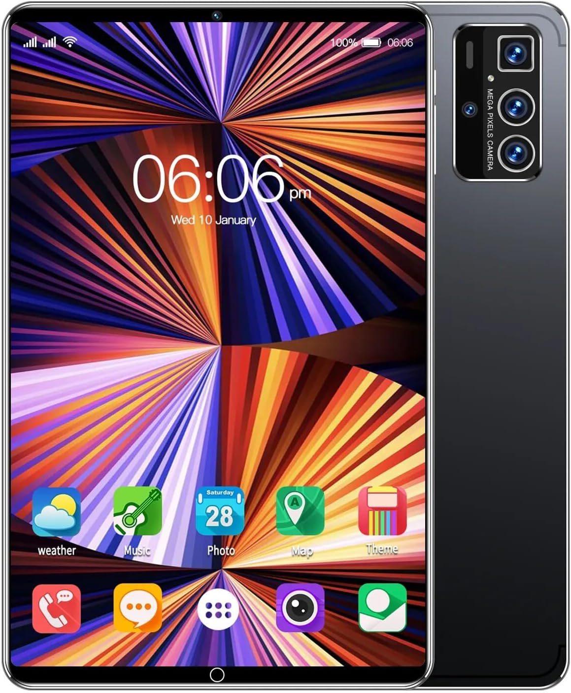 Générique Tablet Pro 14, Black, 11.6 Inch, 16GB RAM, 1TB ROM, Epi10 Core, 11.0
