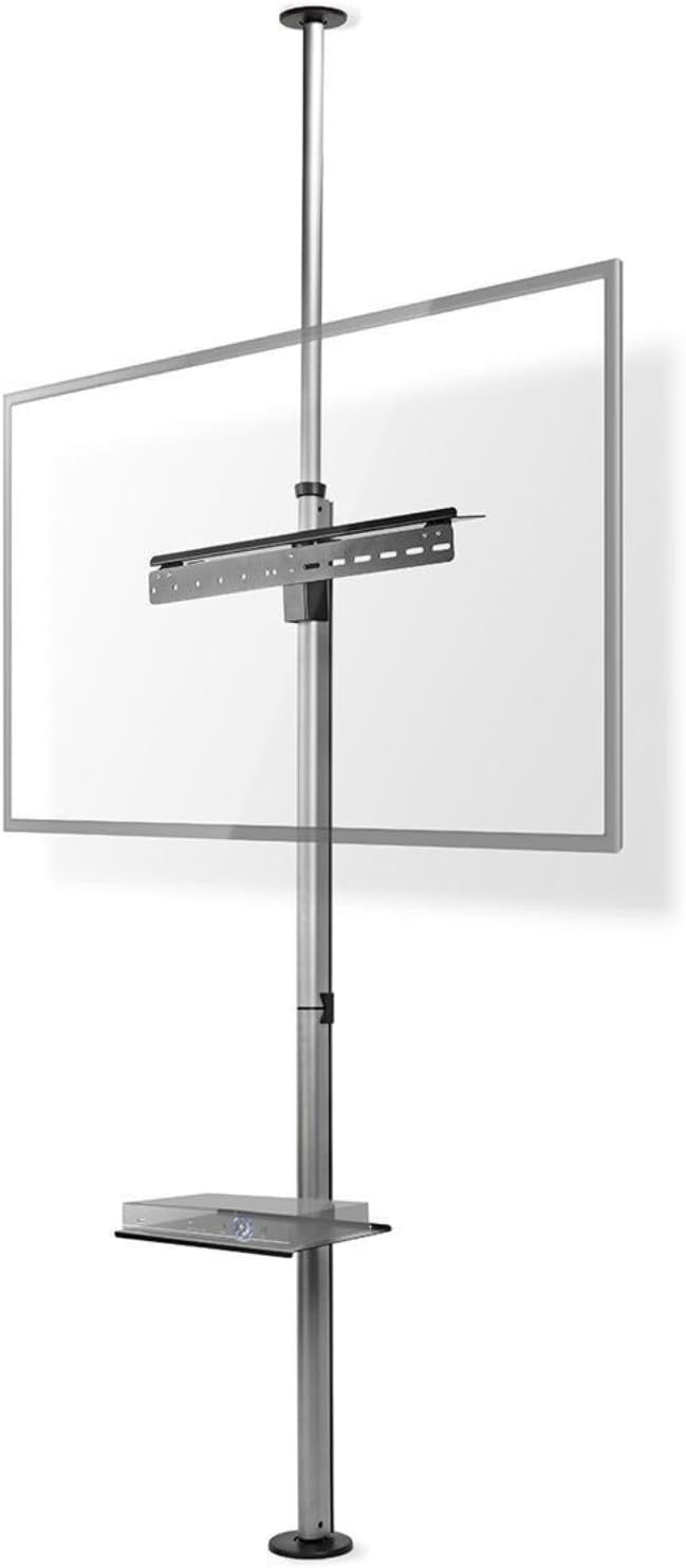 Full Motion TV Stand - 37-70 - Maximum supported screen weight: 30 kg - Tilt - Rotatable - Adjustable preset heights - Steel/Aluminium - Silver/Black(Max. 30 kg/medium)