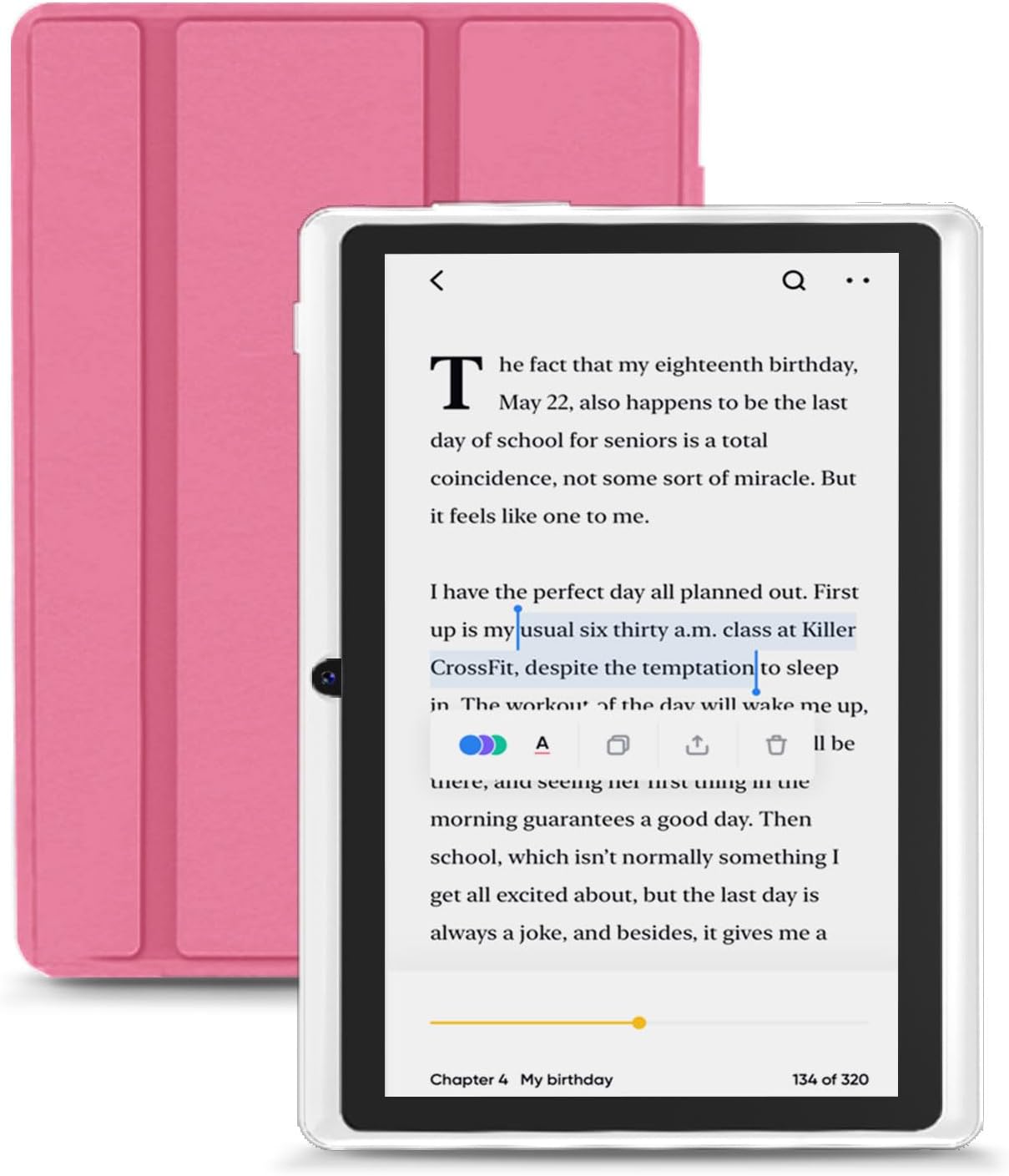HNVHNV Android Tablet 15 7 Inch 9GB RAM 32GB ROM 1TB Expandable Quad-Core Processor 3000mAh Battery Tablet PC Dual Camera WiFi Bluetooth GMS Drop Proof Case (Blue