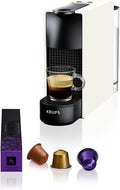 Nespresso Krups Essenza Mini - Macchina da Caffè a Capsule, Nero, 33 x 8.4 cm x 20.4 cm(Bianco)