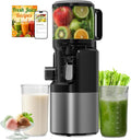 Estrattore Frutta e Verdura a Freddo 400W, Slow Juicer con Bocca XL 152 mm per Frutta e Verdura Intere, 3 in 1 Succo Sorbetto Latte Vegetale, BPA Free, 1,8 L, Lavabile in Lavastoviglie(Grigio Titanio)