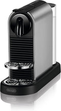 Nespresso De'Longhi CitiZ Platinum EN220.T, caffettiera a capsule, macchina da caffè a capsule monodose, 4 misure di tazza, 19 bar a pressione, 1260 W, Titan