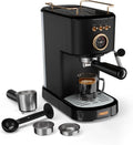 Princess Macchina per Espresso, 1100W, 20 Bar, Scalda Tazze, Beccuccio a Vapore, Serbatoio 1,2L, Per Caffè Macinato e Capsule, Facile da Pulire, Spegnimento Automatico, 01.249417.01.001