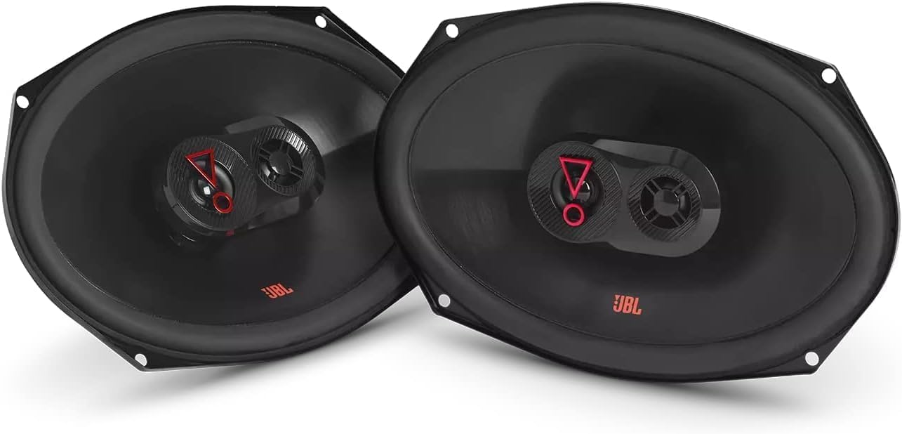 JBL Stage3 9637F - 3-Way Car Speakers Set of Harman Kardon Without Grill - 375 Watt Oval Stereo System Speakers 16.5 x 23 cm | 6 x 9 Inches