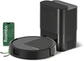 iRobot Roomba® 115 Combo Robot Aspirapolvere Lavapavimenti con AutoEmpty™ Dock, 15.000 Pa, SmartScrub™, Mappatura ClearView™ LiDAR, Aspirazione e Lavaggio 2 in 1, Nero(Nero)