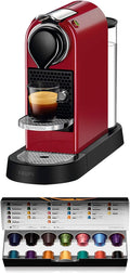 Nespresso Citiz XN741B, Macchina da caffè di Krups, Sistema Capsule Nespresso, Serbatoio acqua 1L, Colore Argento(Ciliegio)