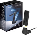 MSI BE6500 USB WiFi 7 Tri-Band Adapter - WLAN up to 6.5Gb/ss (6GHz, 5GHz, 2.4GHz), USB Type-A 3.2 Gen 1, MLO, Adjustable Antenna, Beamforming, WPA3 - Includes Wired Support(USB Adapter/BE6500)
