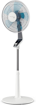 Rowenta Silence Extreme, Ventilatore a Piantana con 4 Velocità e Turbo Boost, Ventilatore Silenzioso, Oscillazione Automatica, Bianco, Vu5640
