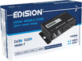 EDISION HDMI Modulator 3in1 Mini Loop, HDMI Modulator to Terrestrial DVB-T, ISDB-T or DVB-C Cable, Full HD Distribution over Coaxial Cable, H D M I -OUT, RF-in, Mini Format, LED Display, Plug  Play