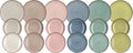 Tognana Ardenne, servizio piatti 18 pezzi per 6 persone, stoneware, multicolor(Urban Pastel)