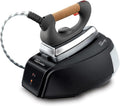 Polti Vaporella Forever 615 Pro, Ferro da Stiro a Vapore con Caldaia ad Autonomia Illimitata, Pressione 4 Bar, Potenza 2150 W, Serbatoio Estraibile da 0,7 L, Riscaldamento in 3 Minuti, Nero e Acciaio(615 Pro)