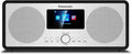 Panasonic RF-D40EG-K Internet Radio and DAB+/FM with Bluetooth, 6W, Speakers 7.5 cm, 2.4 inch TFT Color LCD, Alarm Clock and Sleep Timer, Remote Control, USB, Wi-Fi, Black
